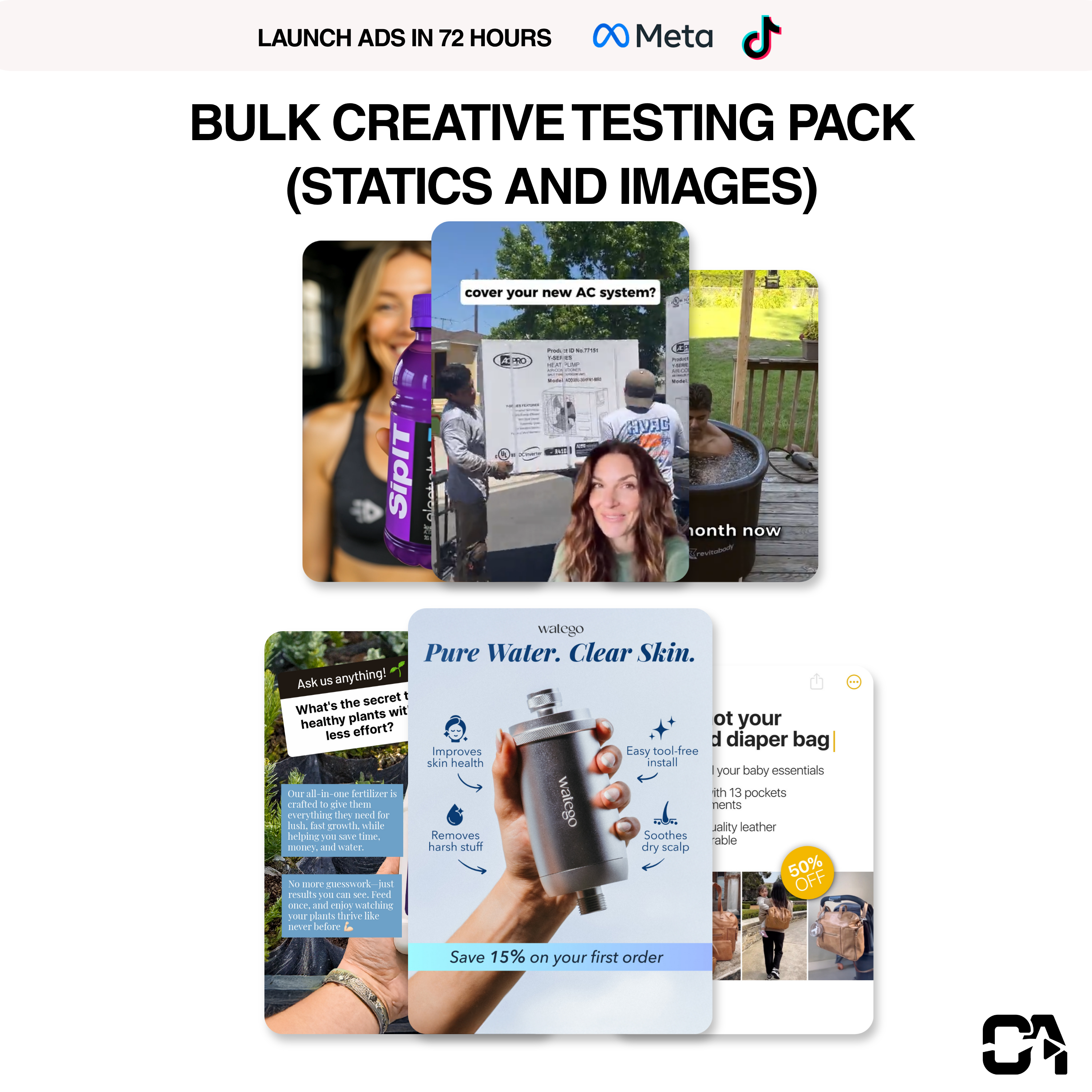 Creative Testing Pack (BULK)